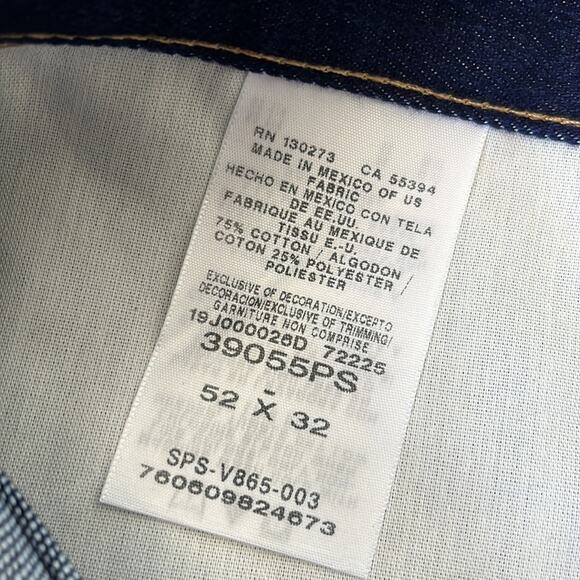 Wrangler Rugged Wear Regular Fit Jeans Dark Blue 52x32 - Picture 8 of 9